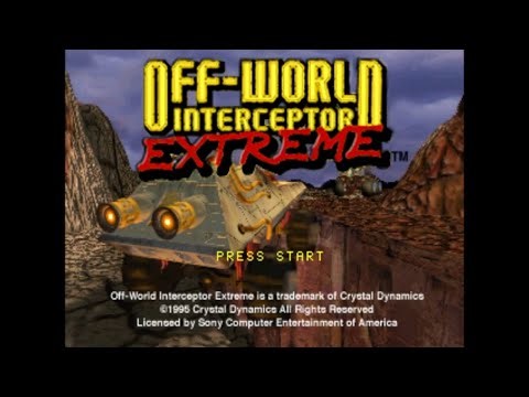 Off World Interceptor Extreme - Sony PlayStation - Intro & Title Screen