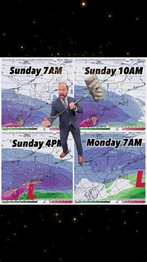 Upcoming Snow Forecast for Sunday and Monday