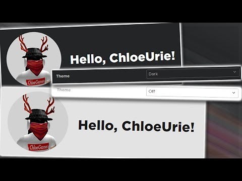Roblox Added Dark Theme (New Font)