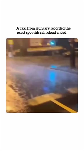 FUN TIME on Instagram: "When rain falls in one tight column, you can actually see the exact edge of the cloud releasing it. This happens because some clouds have highly localized updrafts that concentrate moisture in one narrow area. As the droplets fall straight down, you get a sharp visual cutoff: raining on one side, completely dry on the other. It’s one of the clearest examples of how precise micro-weather patterns can be. #Explore #Trending #Viral #BitoFact #WeatherFacts #Meteorology #Scien