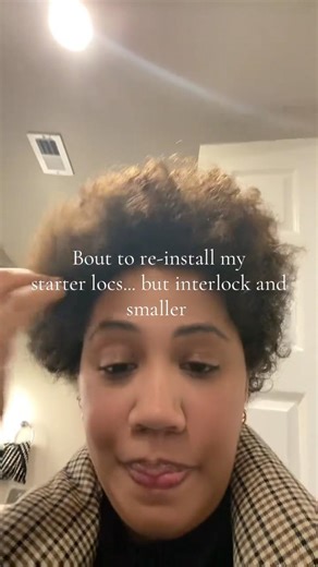 Bout to pre-part and reinstall my starter locs pt 1 #partingmyhairforlocs #starterlocs