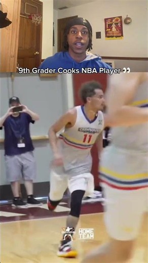 This kid is only 14 and already NBA ready 😳 #basketball #nba #traeyoung #defense #hooper