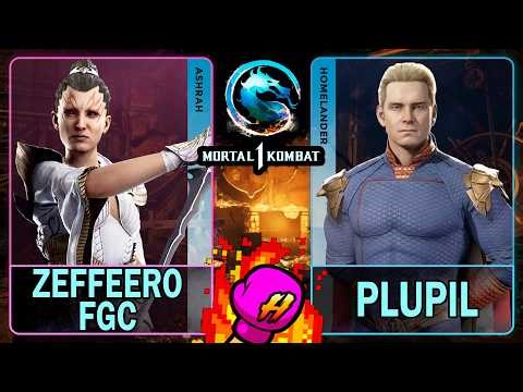MK1 Zeffeero FGC (ASHRAH) VS Plupil (HOMELANDER)🥊Mortal Kombat 1🥊4K 60ᶠᵖˢ