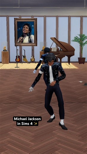 POV: Michael Jackson dancing in his penthouse ✨ #sims4 #thesims4 #michaeljackson #mj #sims4build