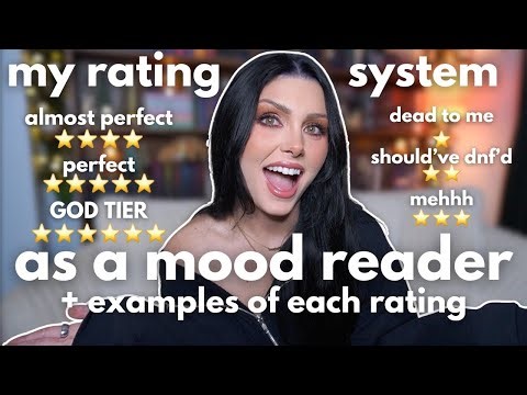 my rating system as a mood / vibe reader + examples📚⭐️🫶🏻