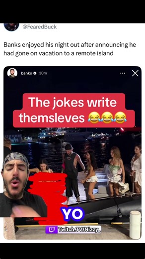 Banks enjoys night out after announcing vacation at remote island #banks #fazebanks #viral