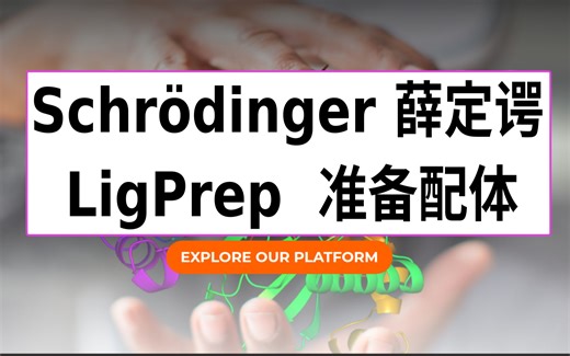 薛定谔 LigPrep 准备配体