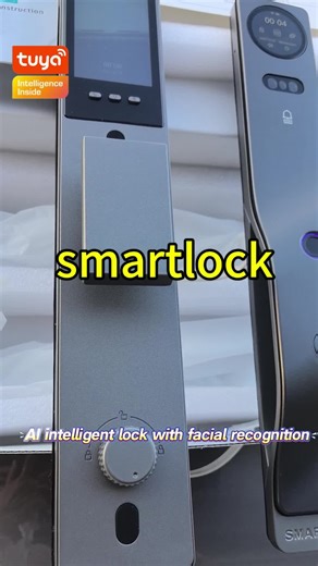 AI intelligent lock with facial recognition, remote unlocking on mobile phone, video intercom call, 16 languages, universal overseas#新加坡智能鎖 #馬來西亞智能锁 #馬來西亞指紋鎖#馬來西亞木門智能鎖