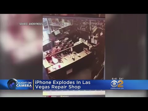 WATCH: iPhone Explodes