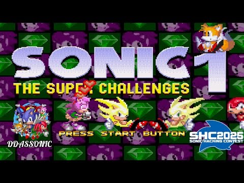 Sonic The Super Challenges (SHC2025) - All Super Characters • Sonic Classic Hack
