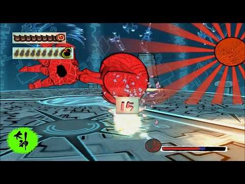 #16【大神 Okami】ラスボス戦 (後編)＋ENDING 常闇ノ皇 (最終) ノーダメージ攻略（霧隠ナシ) Final Boss Fight ‐Part2- Yami (No Damage)