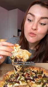 Trying Domino’s NEW Parmesan Stuffed Crust! | Domino's Pizza