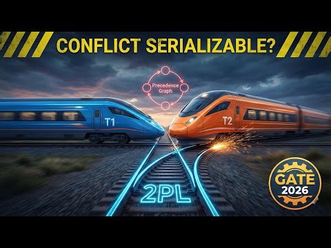Serializability & 2PL Protocols (Conflict vs View) | GATE 2026 Mod 6