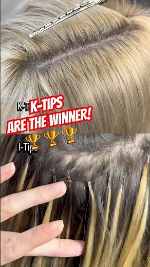 K-Tips vs. I-Tips: Which method is SAFEST for your hair?🧐 Why I NEVER use Micro-Rings! #ktips#itips