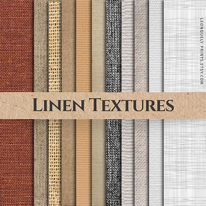 Linen Texture Digital Paper Bundle: Neutral Fabric Backgrounds (digital Download) - Etsy