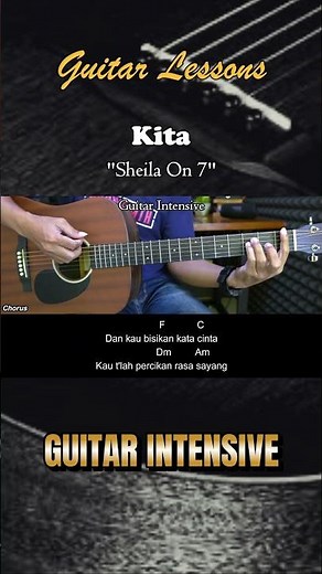 Kita - Sheila On 7 | Tutorial Chord Gitar Mudah dan Lirik #chordgitar #tutorialchordgitar
