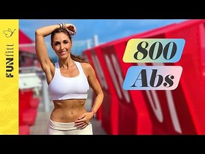 800 Standing Abdominal Crunches | Reduce Belly and Waist