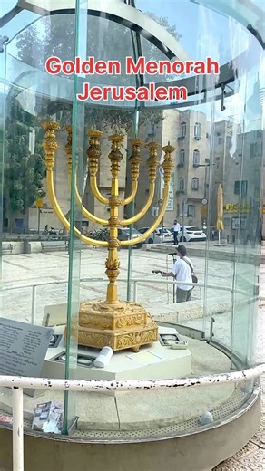 Golden Menorah 🕎 Beautiful Jerusalem | Visit Israel From Your Home