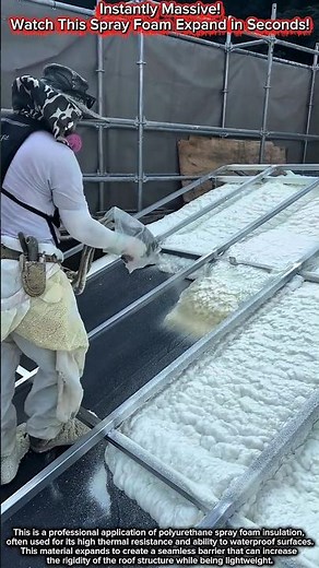 Instantly Massive! Watch This Spray Foam Expand in Seconds!