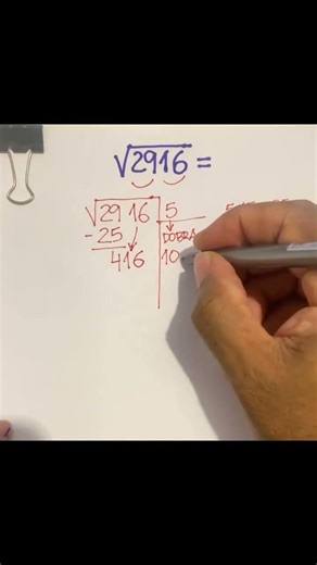 Resolva qualquer raiz quadrada exata com este método!