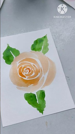 floral painting tutorial #shortsvideo #watercolorpainting #youtubeshorts