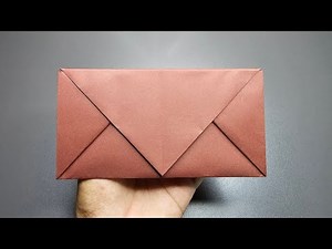 Origami envelope folding instructions, origami envelope fold, How To