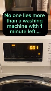 It’s never 1 minute #washing #washingmachine #viral #reels | Liz Ann