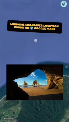 Window's wallpaper location found on 🌍 Google maps #shorts #googlemaps