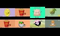 Mix of 8 videos from youtube : bfdi auditions mashup #2