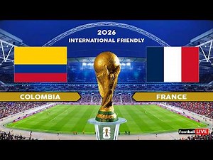 COLOMBIA vs FRANCE - International Friendly 2026 | Full Match All Goals | Simulation PES