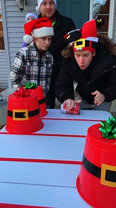Soup Can Roll Christmas Challenge 🥫 Kids, Dad, and whole family play diy party game with Christmas bows and soup can for holiday prizes. Funny activity for family gatherings or family reunions. This video was produced by Benson Crew, Network Media, and Benson Bros. | Paul & Kezzy