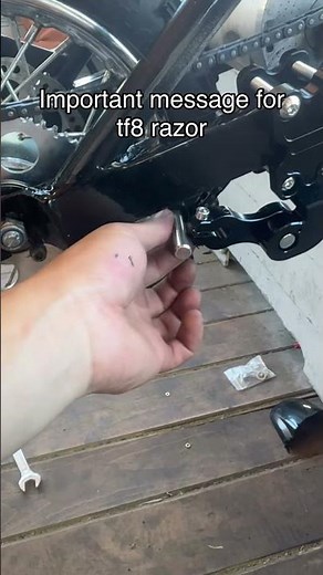 How to fix razor chain tensioner. (Aftermarket tensioner mod) #foryou #ebiker #bikelife #razor