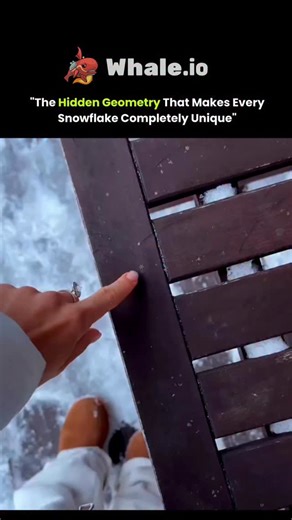 Made_to_Explain on Instagram: "This video explores the mesmerizing "hidden geometry" that makes every snowflake a unique masterpiece of nature. It demonstrates how each crystal begins as a tiny dust grain in a cloud, around which water molecules lock together in a hexagonal network due to their natural "V" shape. As the flake falls through varying layers of temperature and humidity, its six branches grow and sprout side-branches at different rates, essentially recording its specific atmospheric 