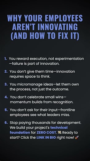 Why Your Employees Aren’t Innovating (And How to Fix It) #ad (Verify Info)