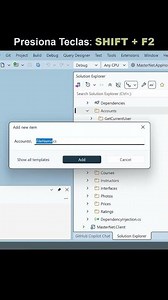 Un atajo de Visual Studio que casi nadie usa: SHIFT + F2