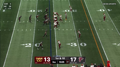 Can't-Miss Play: 69-yard pickup! Bijan Robinson torches Commanders after catching Penix Jr.'s short pass