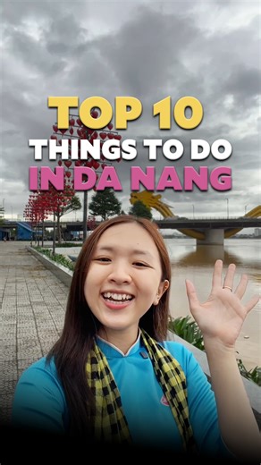 🇻🇳 Da Nang Travel Guide - Top 10 Things You Shouldn’t Miss Da Nang isn’t just a stop between Hue and Hoi An - it’s one of Vietnam’s most balanced cities: beaches, mountains, food, and culture all in one place. Here’s your must-do list: 1. Watch the sunrise at My Khe Beach 2. Climb through caves at Marble Mountains 3. See Dragon Bridge breathe fire on weekends 4. Ride up to Son Tra Peninsula and the Lady Buddha 5. Take the cable car at Ba Na Hills to the Golden Bridge 6. Explore Han Market for 