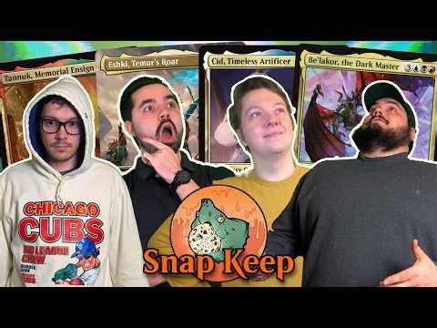 Commander Throwdown! Lands, Artifacts, and Demons | Be'lakor vs Eshki vs Tannuk vs Cid