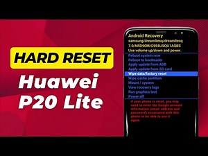 Huawei P20 Lite Hard Reset Pattern Unlock - Full Guide