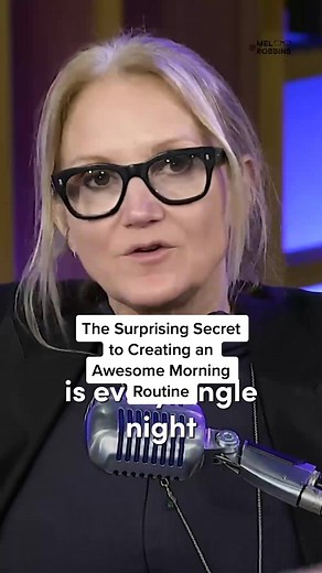 Episode 38 | An awesome #morningroutine starts WAY earlier than you think… No, I’m not saying you have to get up at 4am to have a solid morning routine… You actually have to start it the NIGHT BEFORE. Yup, that’s right! The secret to a great morning routine is a great EVENING routine. So on today’s episode of the #melrobbinspodcast we’re talking about the #1 t#1ng you can do TONIGHT to make sure tomorrow is a #productive and #awesomeday Listen now! 👇 “The #1 H#1k for Being More Productive Tomor