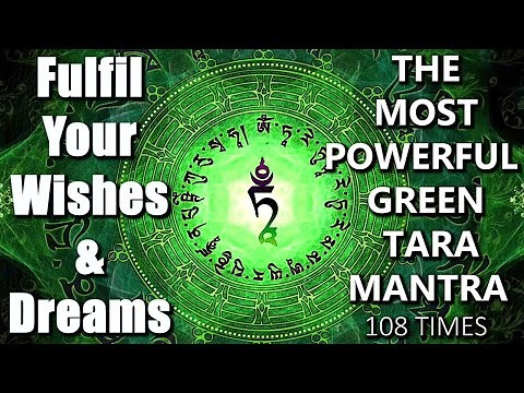 The Most Powerful Green Tara Mantra | Om Tare Tuttare Ture Soha | Powerful Devi Mantra | Fast Chant