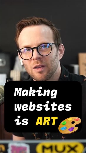 Syntax Podcast on Instagram: "Web Developers are Artists CHANGE MY MIND #syntaxfm #webdev #tech #artist #webdeveloper"