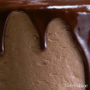 32K views · 102 reactions | Rich. Creamy. Indulgent. There are not enough words to describe this drool-worthy layer cake which is the STAR of this month's Bakeable Challenge. Have you tried your hand at baking it yet? Recipe + Details —> https://trib.al/m7UO7Os | Taste of Home | Facebook