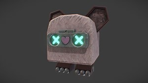 furby-esque robot - 3D model by violet (@violetspark)