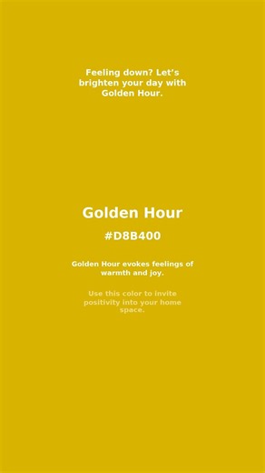 Discover Golden Hour – The Color of Optimism!
