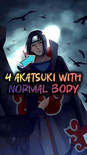 4 Akatsuki With Normal Human Body 🤯🔥 | Naruto | Anime BLAH