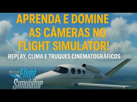 Aprenda a Usar as Câmeras e o Replay no Flight Simulator – Deixe Seus Vídeos CINEMATOGRÁFICOS!
