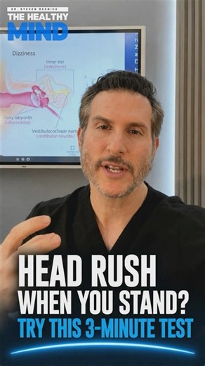 Head Rush When You Stand? The 3-Minute Test That Finds the Cause #health #headache #dizzy #medical