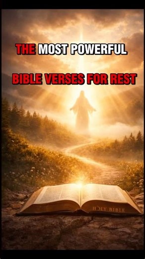 Verses That Bring Rest #christianshorts #bibleverse