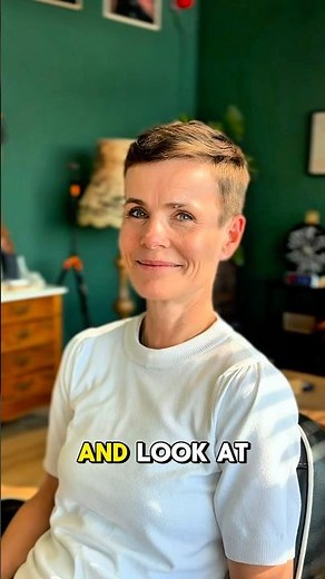 A soft gorgeous pixie haircut done with clippers! #shorts #haircut